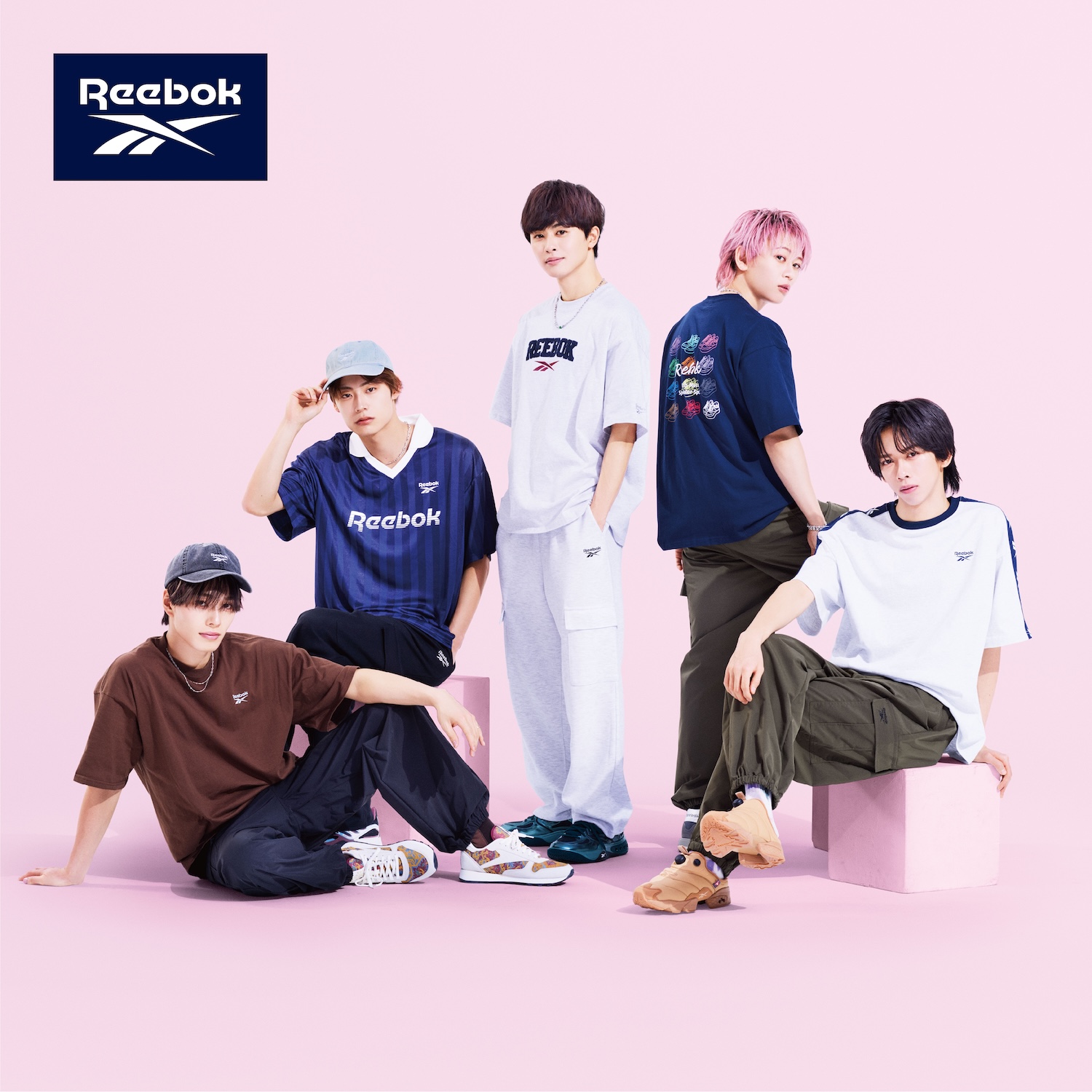 Reebok(リーボック)が秋冬に続いて『超特急』を起用した春ビジュアルを 