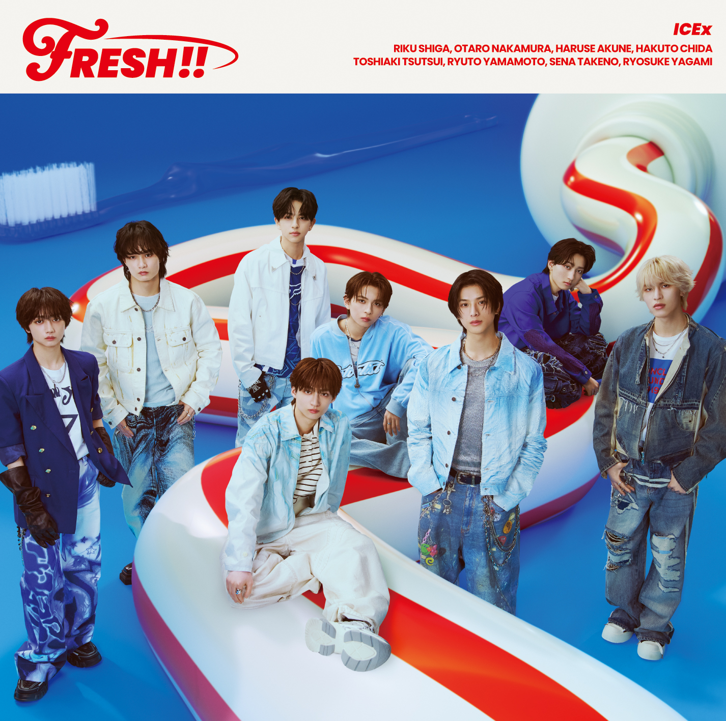 ICEx、2ndアルバム「FRESH!!」全形態ジャケット写真を公開！さらに各種 